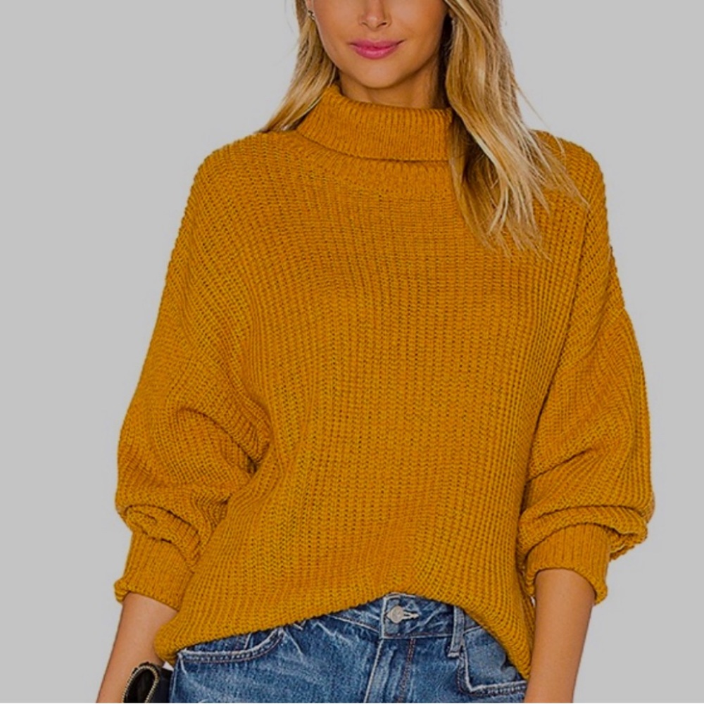 Lovers + Friends Alexa Sweater in Marigold